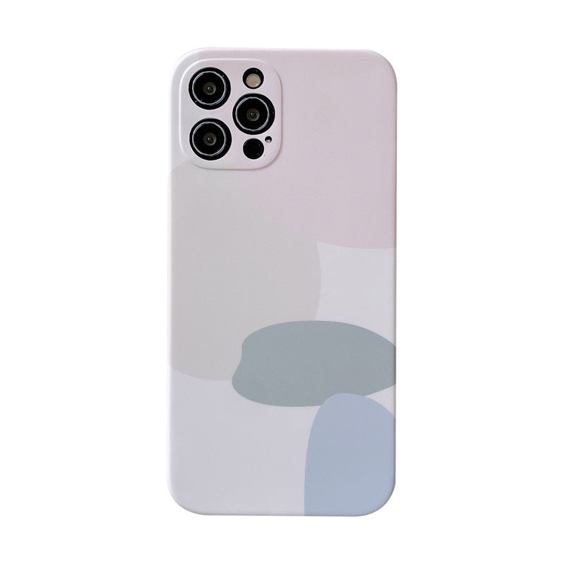 New Morandi Color Matching Frosted Mobile Phone Case