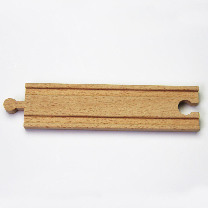 Wooden track train toy