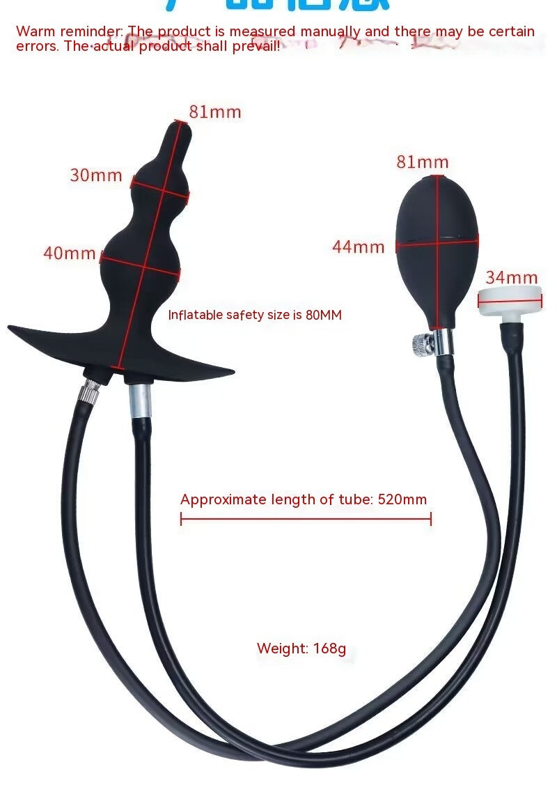 Silicone Enema Inflatable Butt Plug For Men And Women Sex Product Butt Plug Anal Dilator