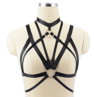 Ladies fashion harness strap bra