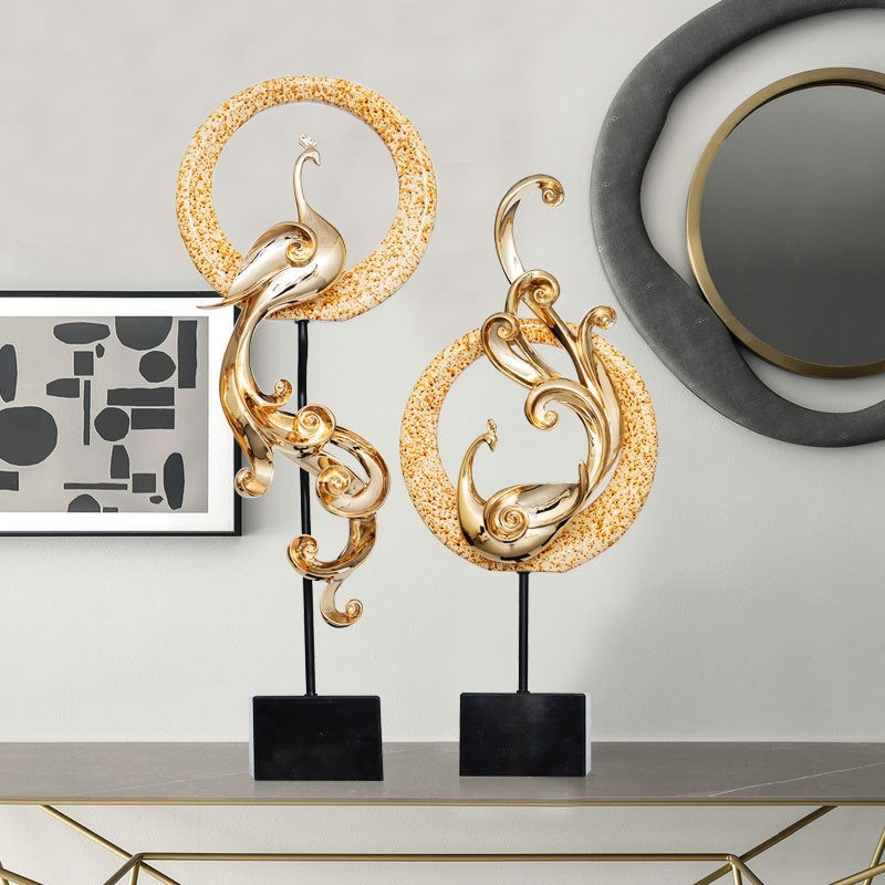 Creative Light Luxury Phoenix Ornament Crafts