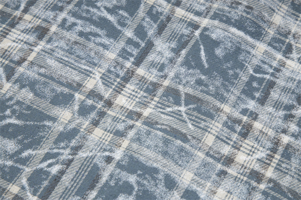 Fashion Personality Plaid Shirt Summer Men