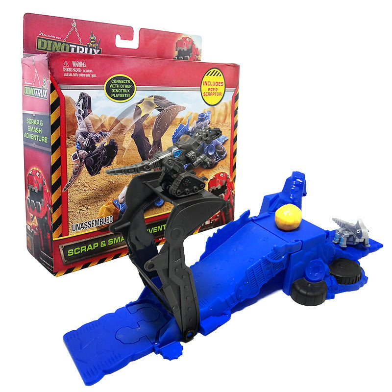 Toy dinosaur car truck