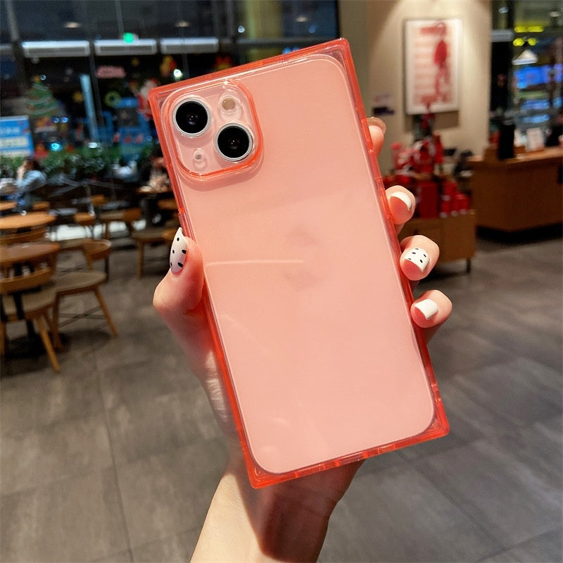 Square Four-corner Protection Fine Hole Semi-permeable Phone Case