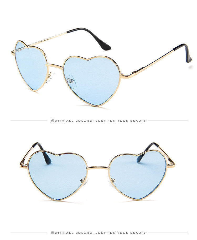 New Style Peach Heart Sunglasses Fashion Sunglasses