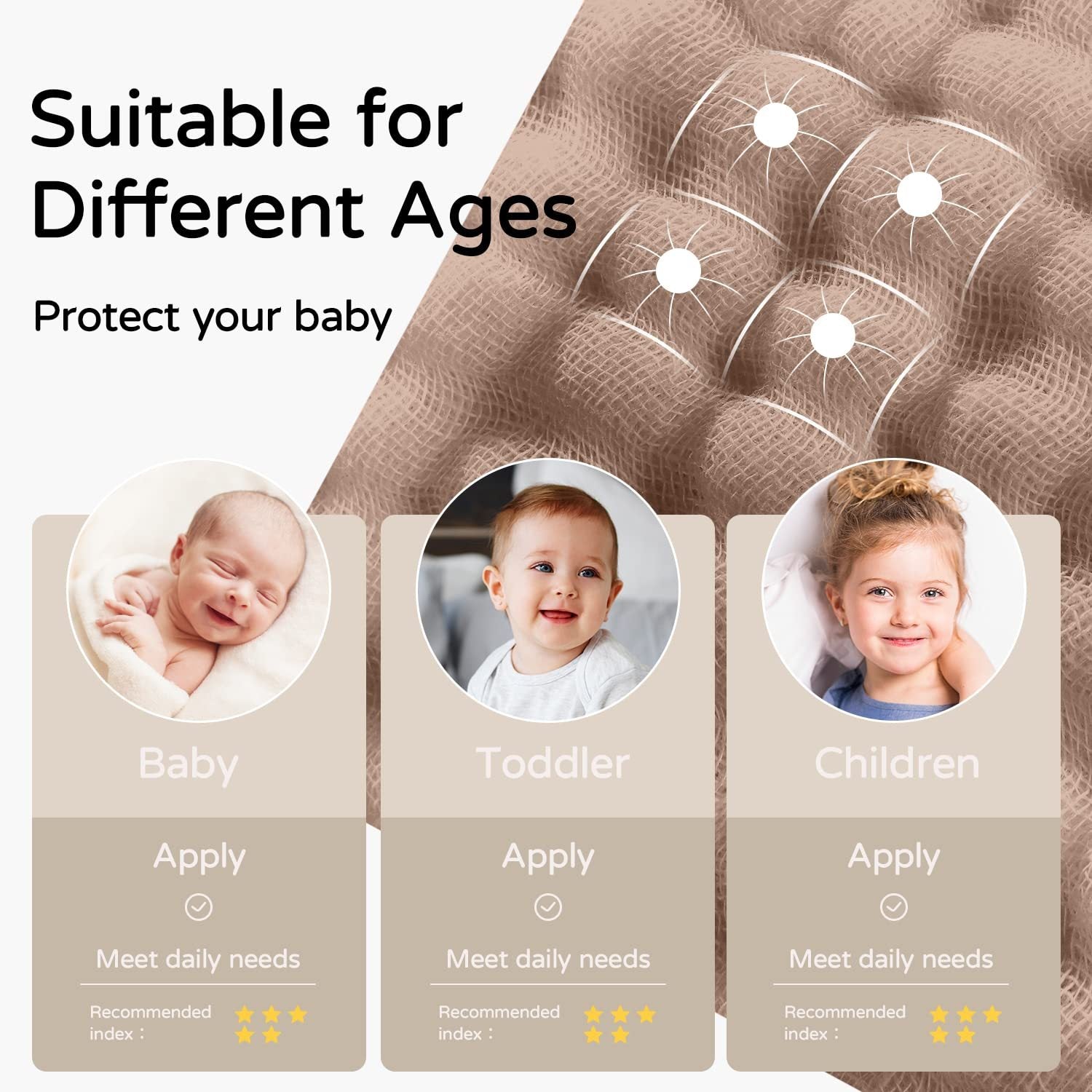 Hooded Baby Towels For Newborn Muslin Cotton Baby Bath Towel With Hood For Babies, Infant, Toddler And Kids, Large 90x90cm, Soft And Absorbent Newborn Essential