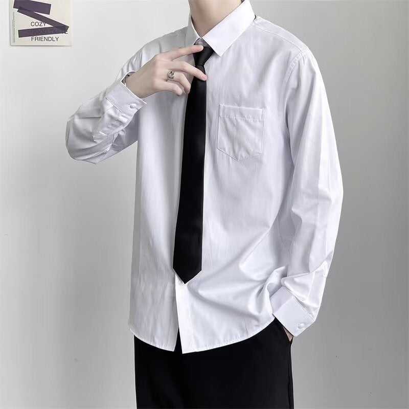 Personality Loose Casual Shirt Men