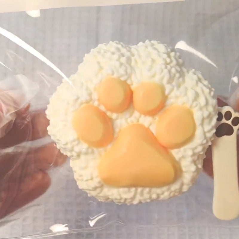 Silicone Cat's Paw Rice Balls Squeezing Toy Decompression Toy