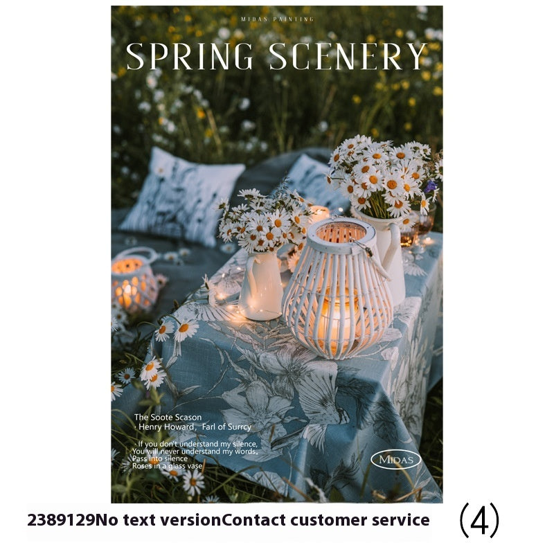 Nordic Landscape Painting Bedroom Bedside Decoration