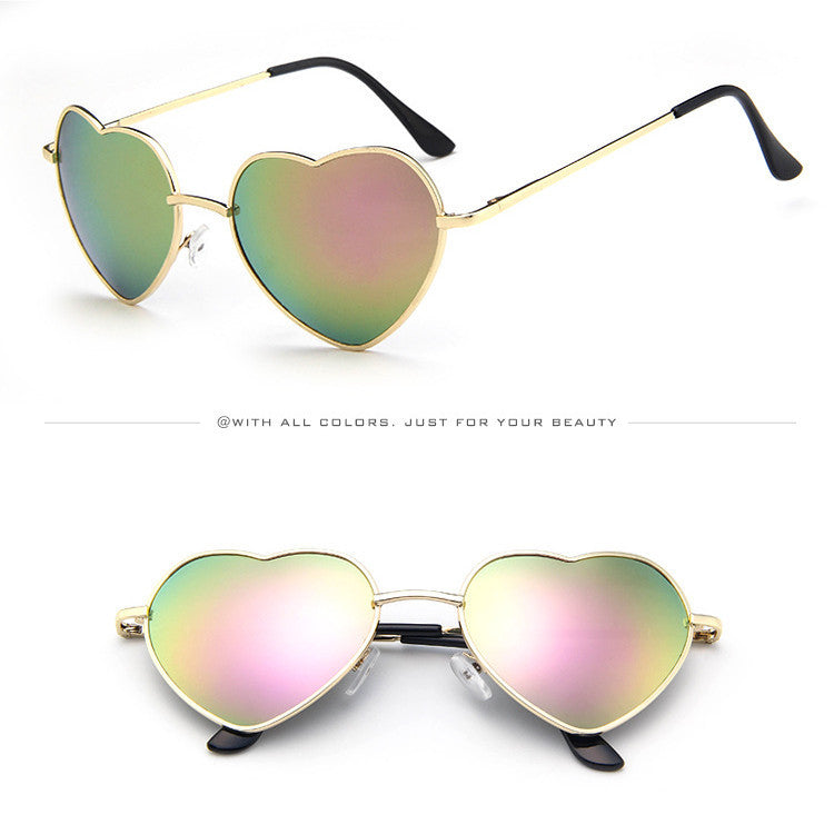 New Style Peach Heart Sunglasses Fashion Sunglasses