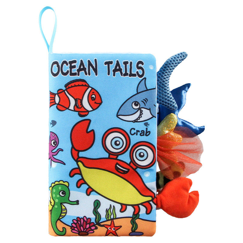 Enlightenment Early Learning Toys Children's Tail Cloth Book