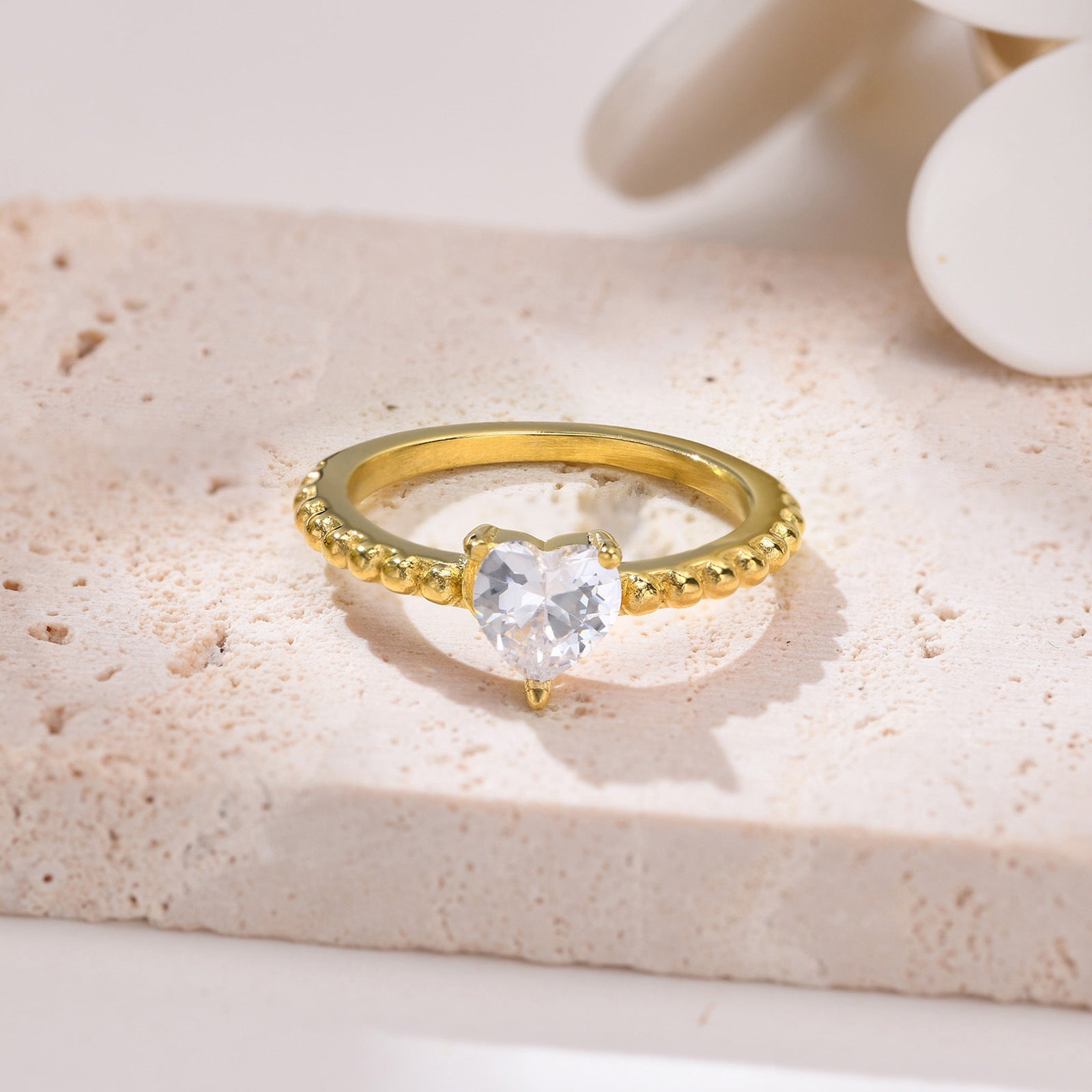 Ring Black Gold Women Fashion Personality Jewelry