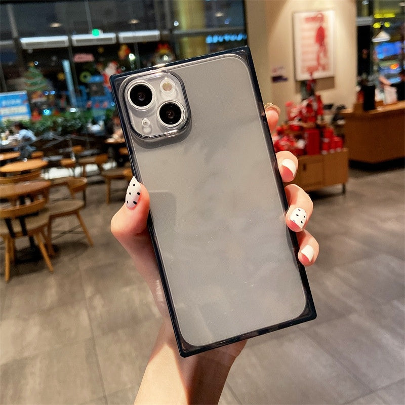 Square Four-corner Protection Fine Hole Semi-permeable Phone Case