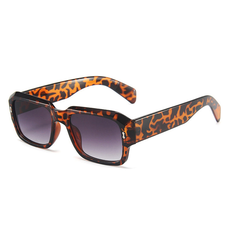 Jelly Color Simple Retro Polygonal Glasses