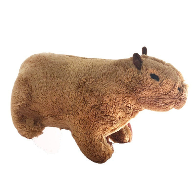 Sleeping With Capy Guinea Pigs And Comforting Plush Dolls