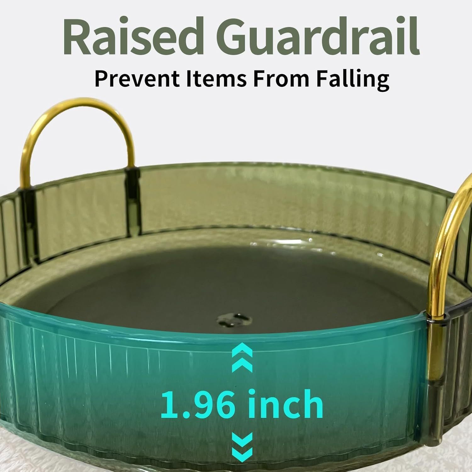 360 Rotating Makeup Organizer - 3-Size Spinning Cosmetic & Skincare Holder For Vanity Countertop 3 Colors