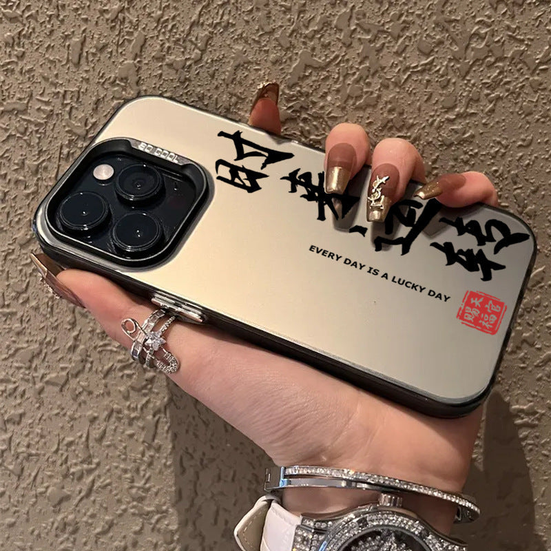 Phone Case New Laser Color Silver Hard Shell