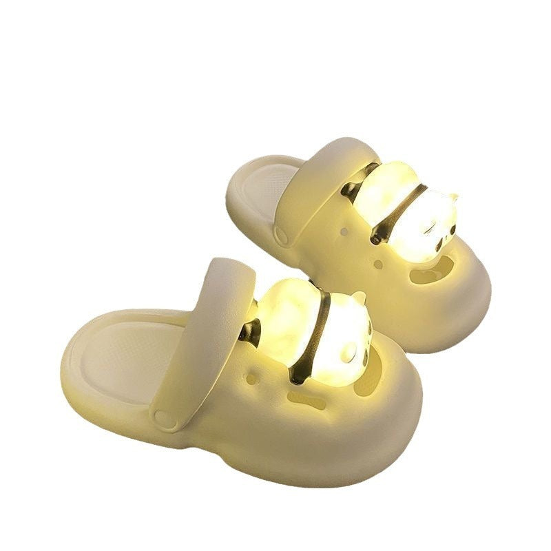 Internet Popular Summer Luminous Hole Shoes For Women