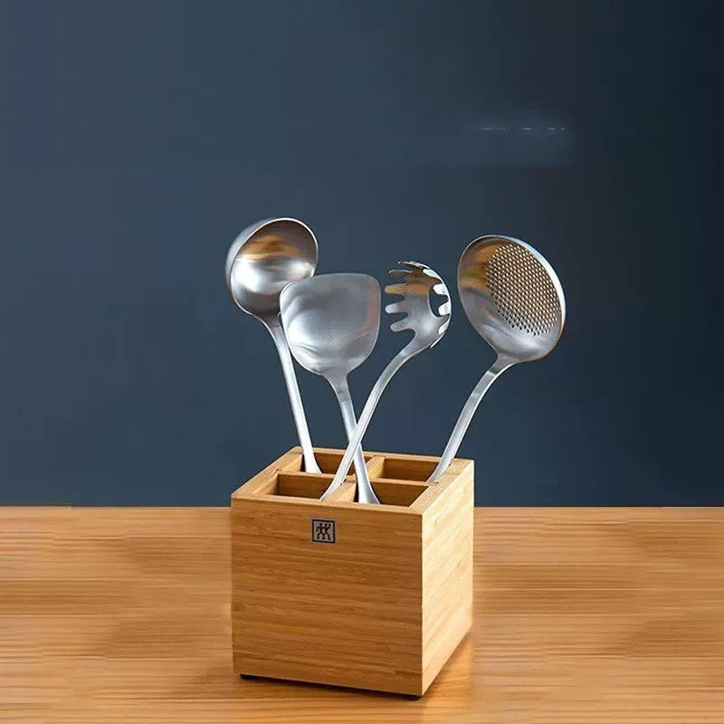 The Cookware Bamboo Rack Is Detachable For Cleaning