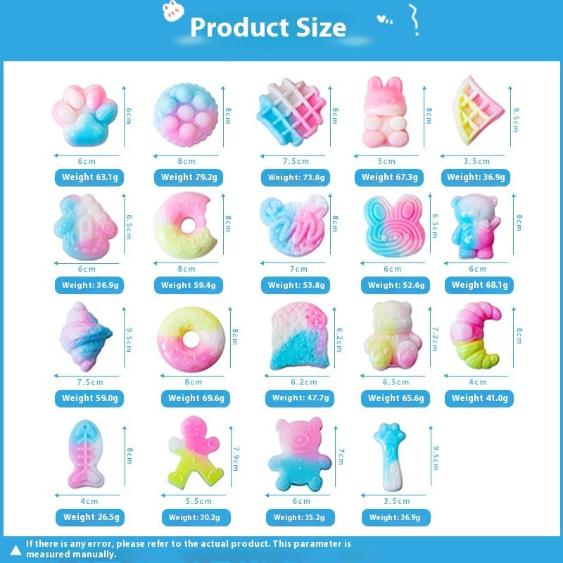 Silicone Mud Feeling Squeezing Toy Simulation Decompression Animal Toy