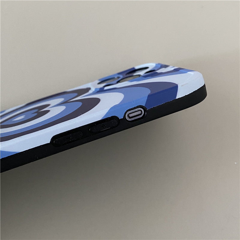 Klein Blue Love Photo Frame Phone Case