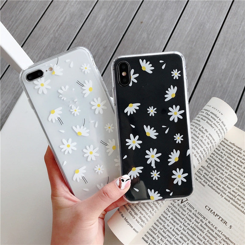 Compatible With  , Small Love Daisy Transparent Soft Shell