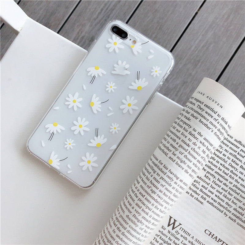 Compatible With  , Small Love Daisy Transparent Soft Shell