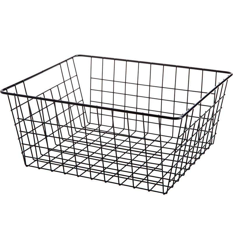Iron Storage Basket Desktop Storage Basket