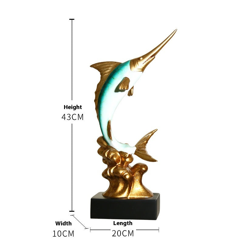 European Swordfish Decoration Creative Decorative Crafts