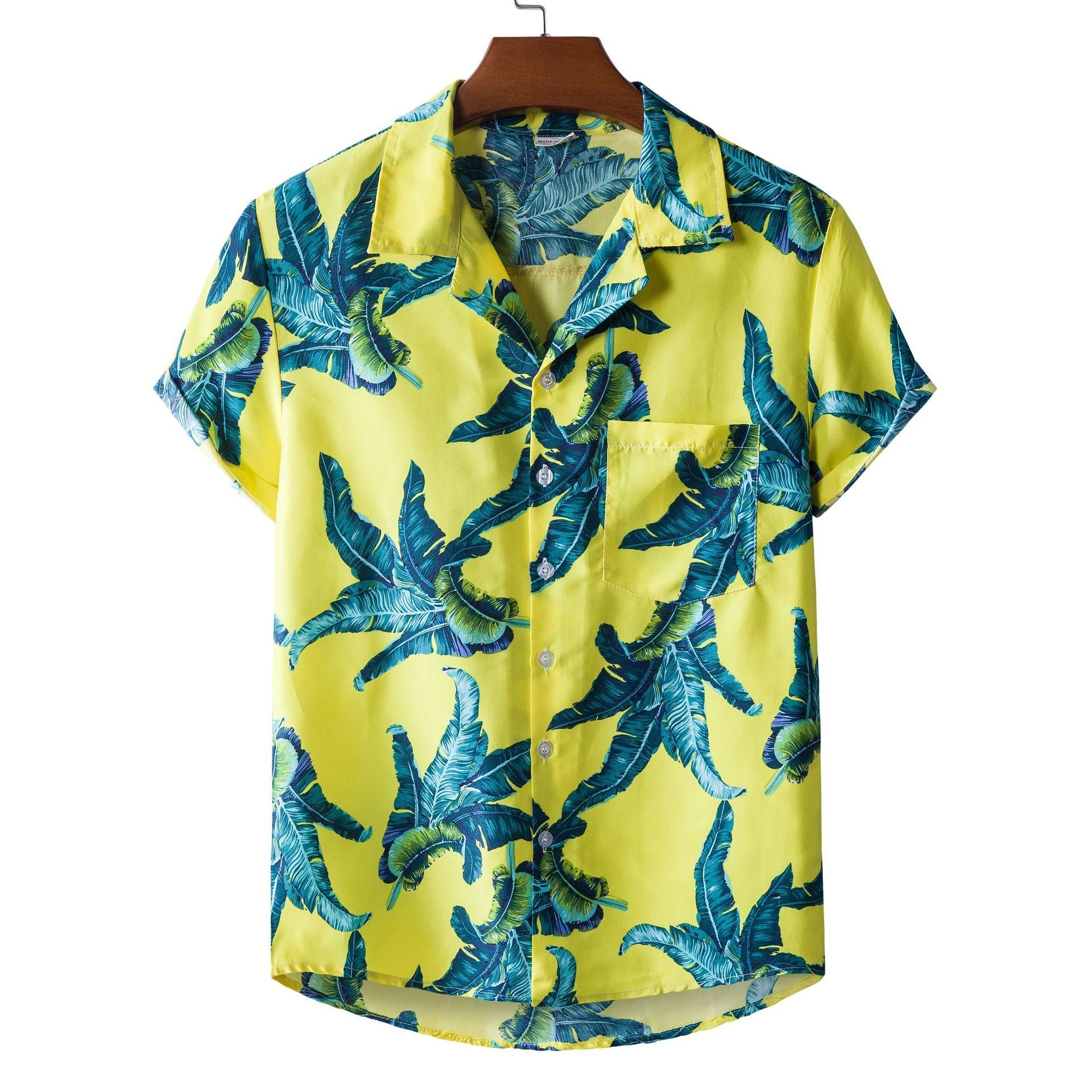Printed Short-sleeved Shirt For Men