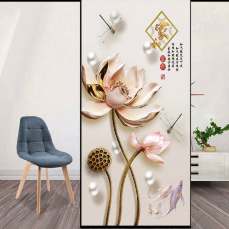 Shower Door Transparent Opaque Static Toilet Window Peep-proof Frosted Sticker