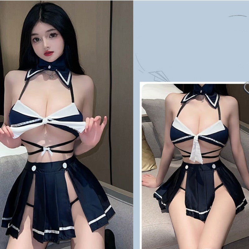 Sexy Uniform Exposed School Uniform Erotic Underwear