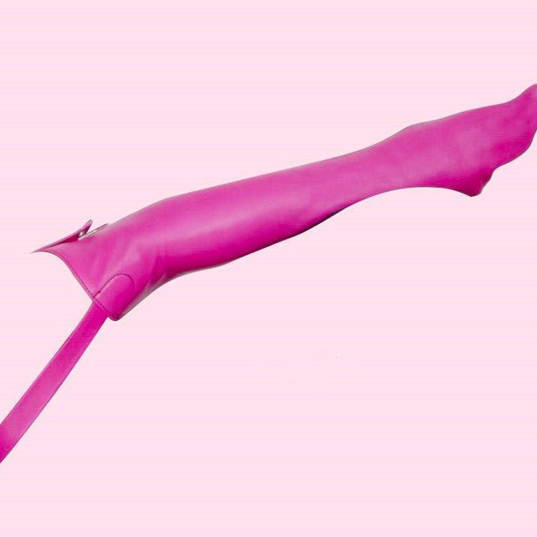 Fashion Single Glove Self-binding Jumpsuit