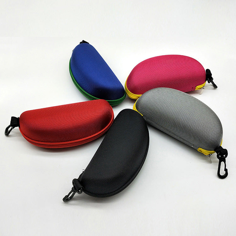 Sunglasses Anti-pressure Zipper Glasses Case Portable Storage Box