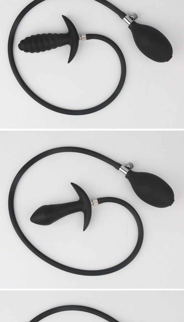Inflatable Liquid Silicone Out Butt Plug
