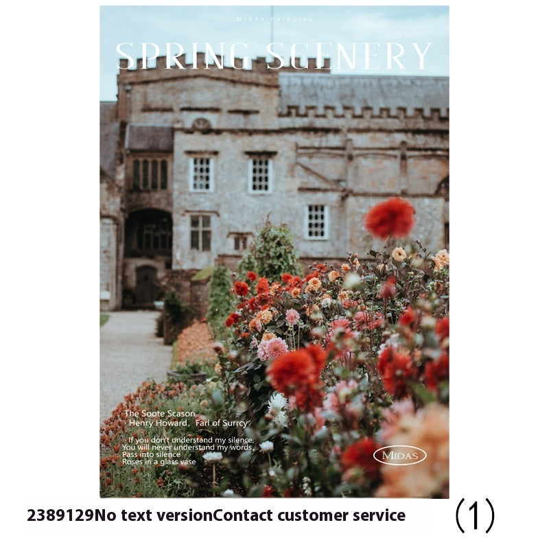 Nordic Landscape Painting Bedroom Bedside Decoration