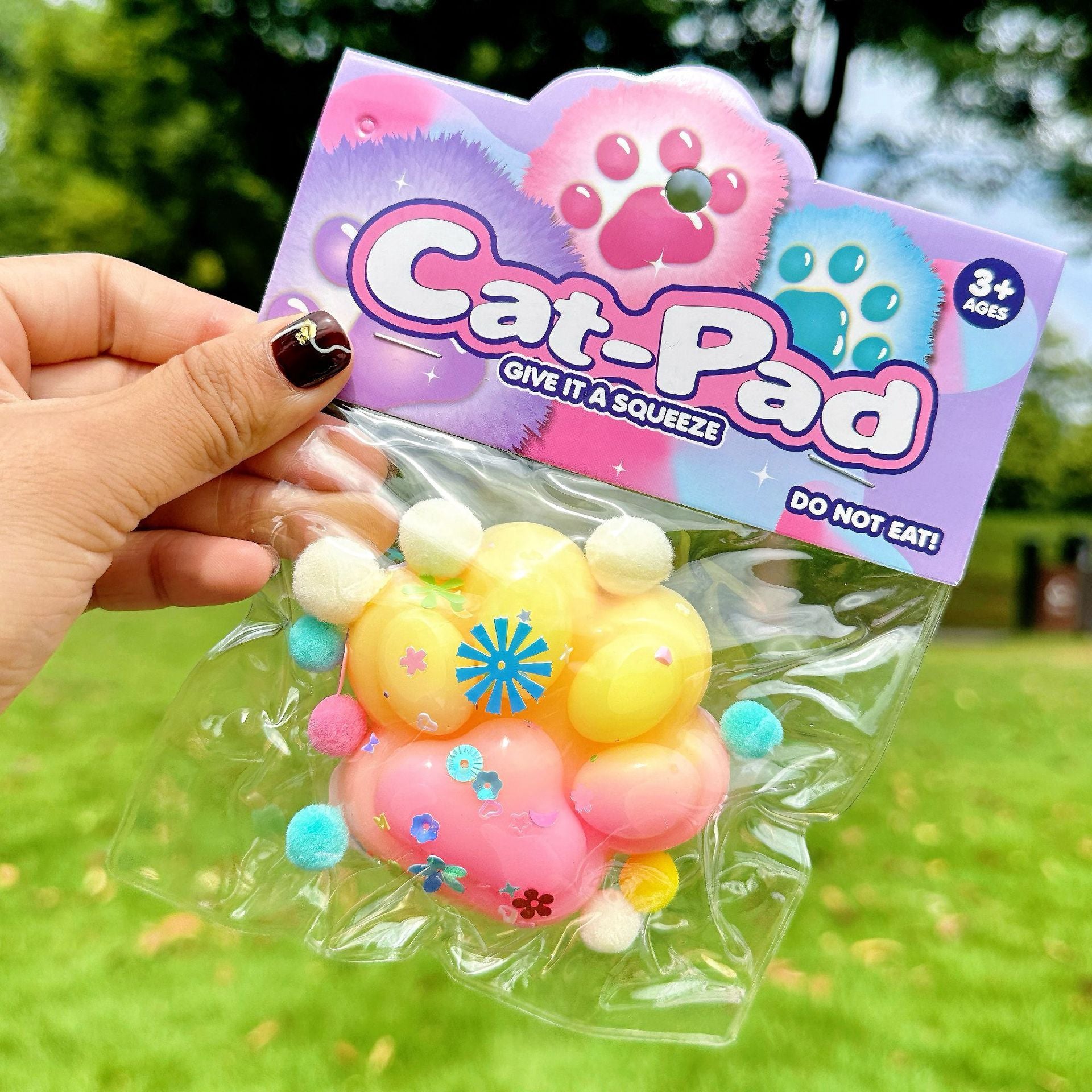 Super Soft Plush Cat's Paw Squeezing Toy Decompression Toy