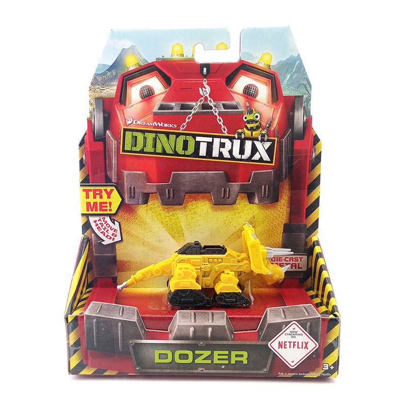 Toy dinosaur car truck