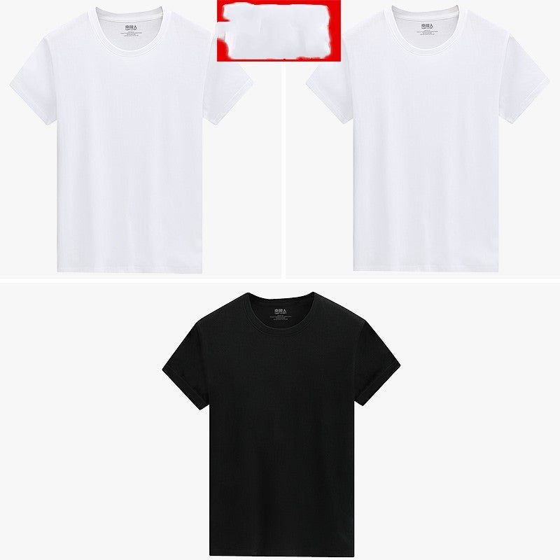 White short sleeve t-shirt men