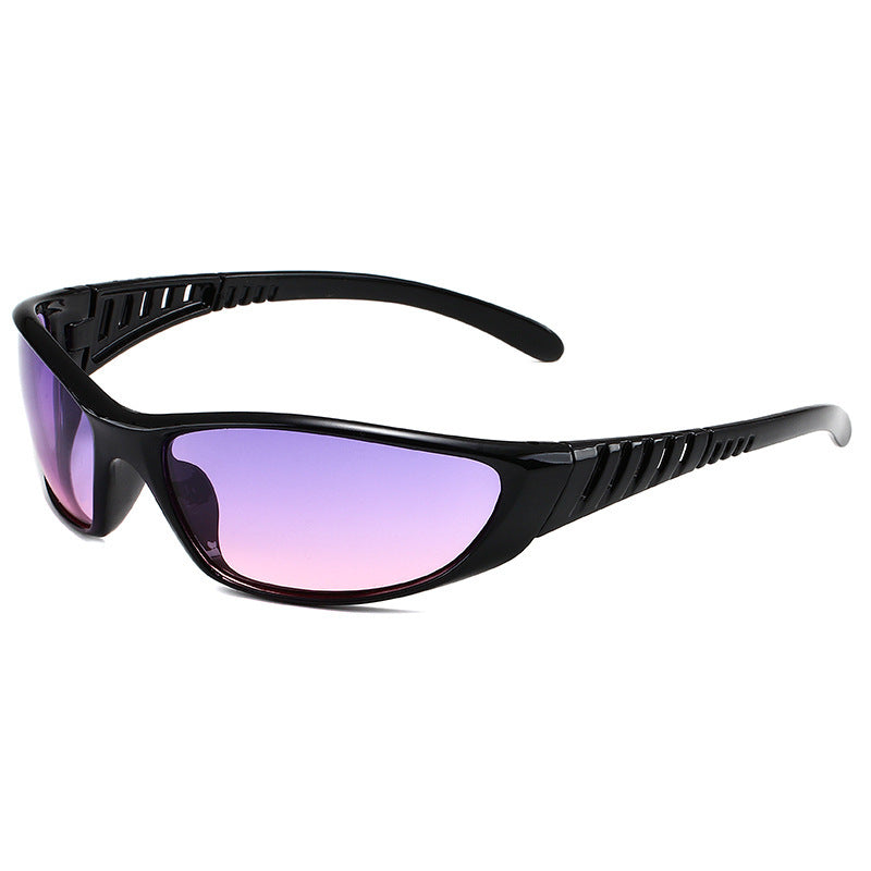Women's Creative Multi-color Hollow-out Future Technology Sunglasses