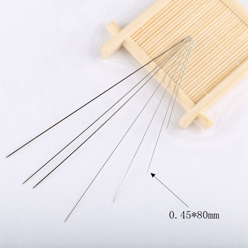 Bead Threading Needle DIY Small Hole Fine Long Needle Ring Threading Tools