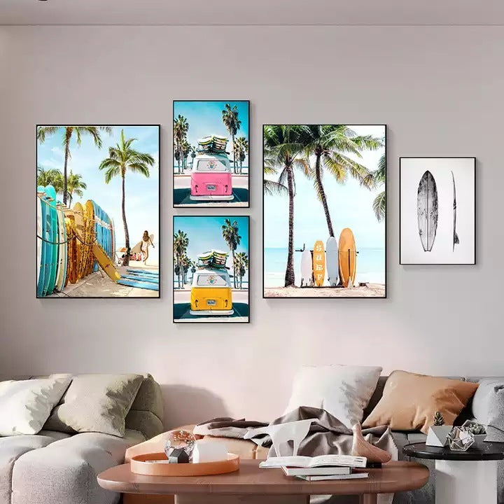Seaside Landscape Painting Living Room And Bedroom Painting