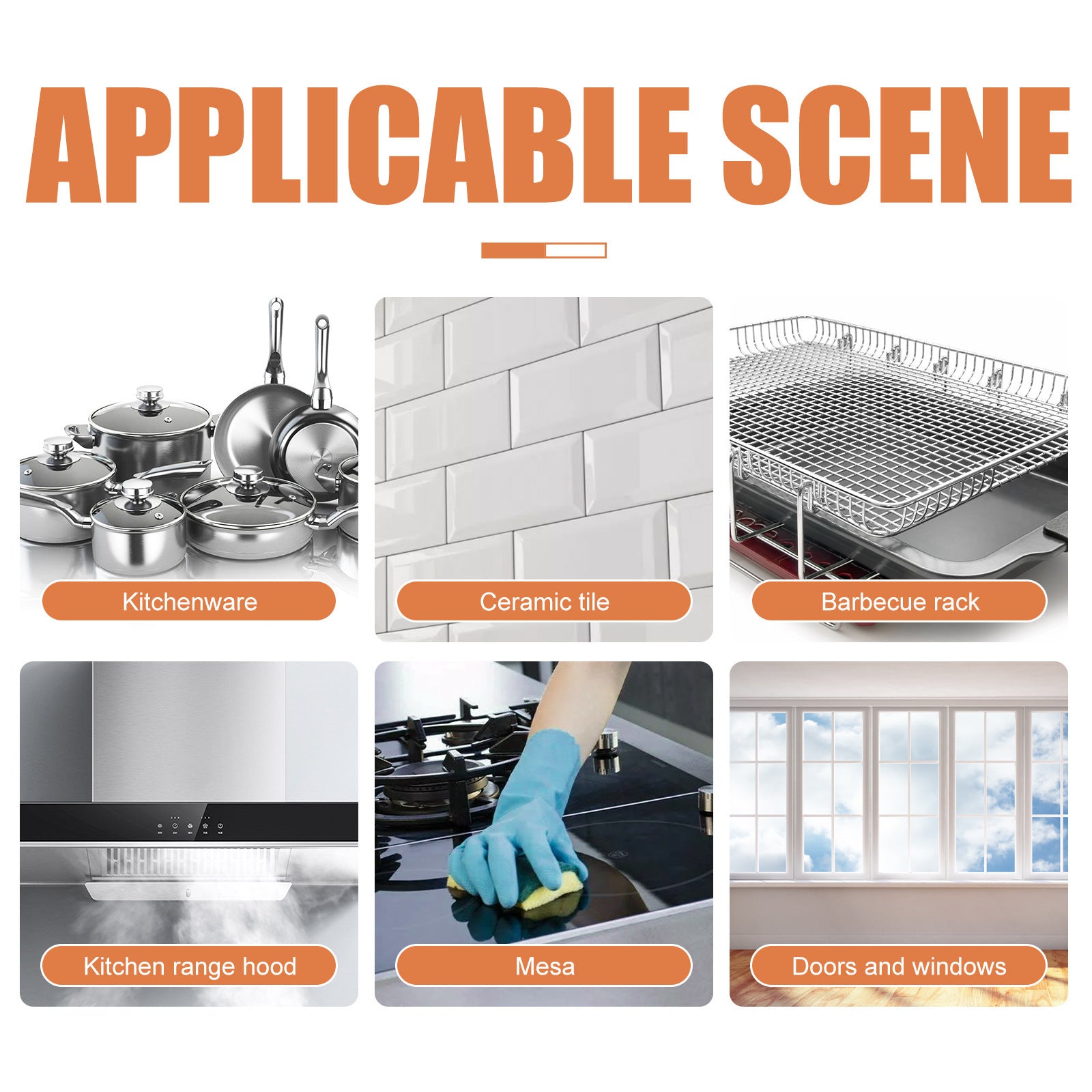 Stainless Steel Cookware Oil Cleaning Agent