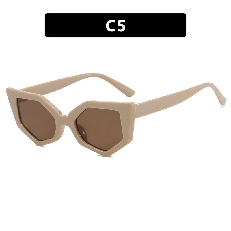 Fashion Polygon Hip Hop Irregular Sunglasses