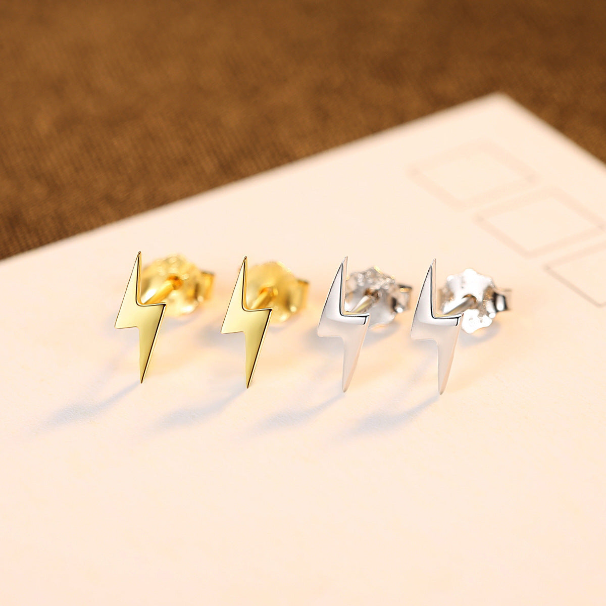 Small Ear Studs Exquisite S925 Silver Earrings Plated 18k Golden Earrings Colorfast Korean Fashion Jewellery