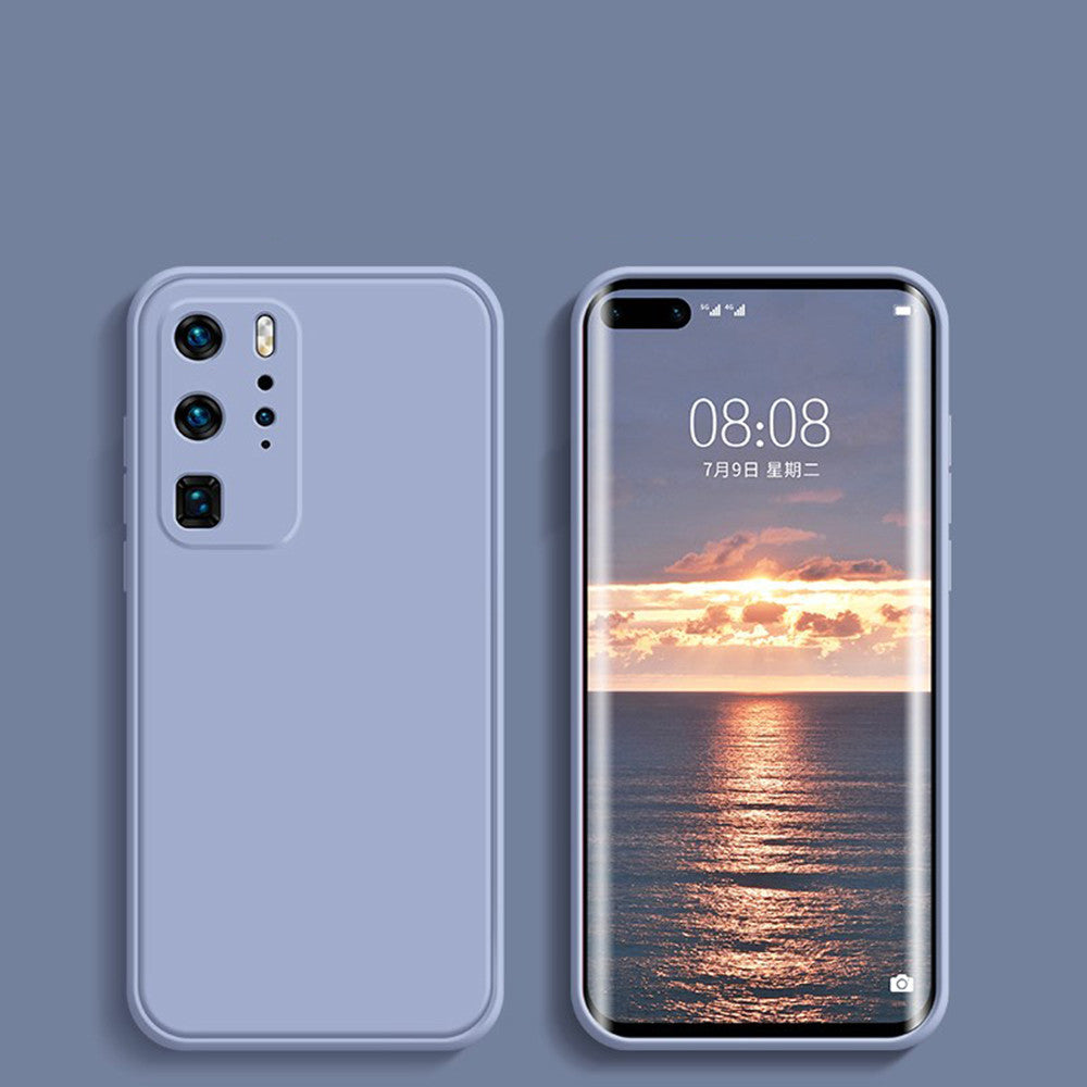 Mobile Phone Case Liquid Silicone Lens Full Pack Ultra-thin Anti-fall