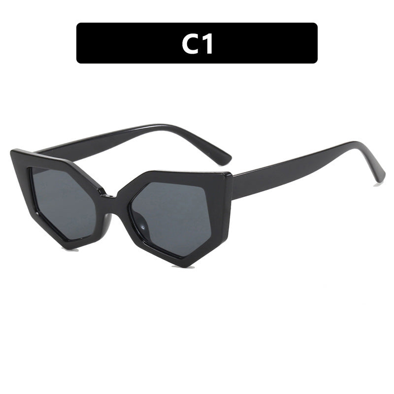 Fashion Polygon Hip Hop Irregular Sunglasses