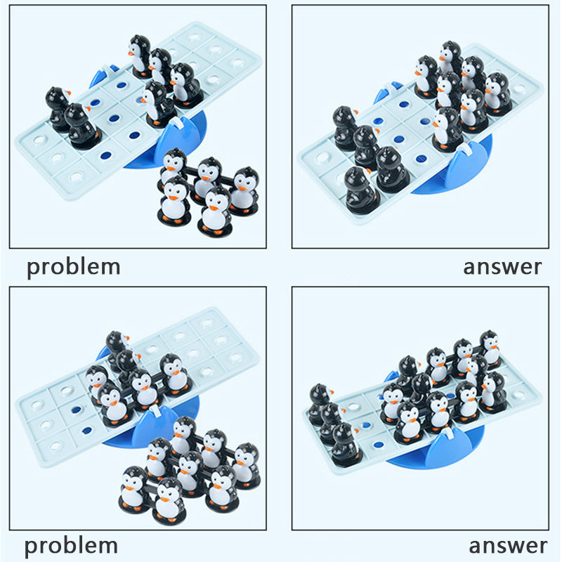 Balance penguin seesaw toy