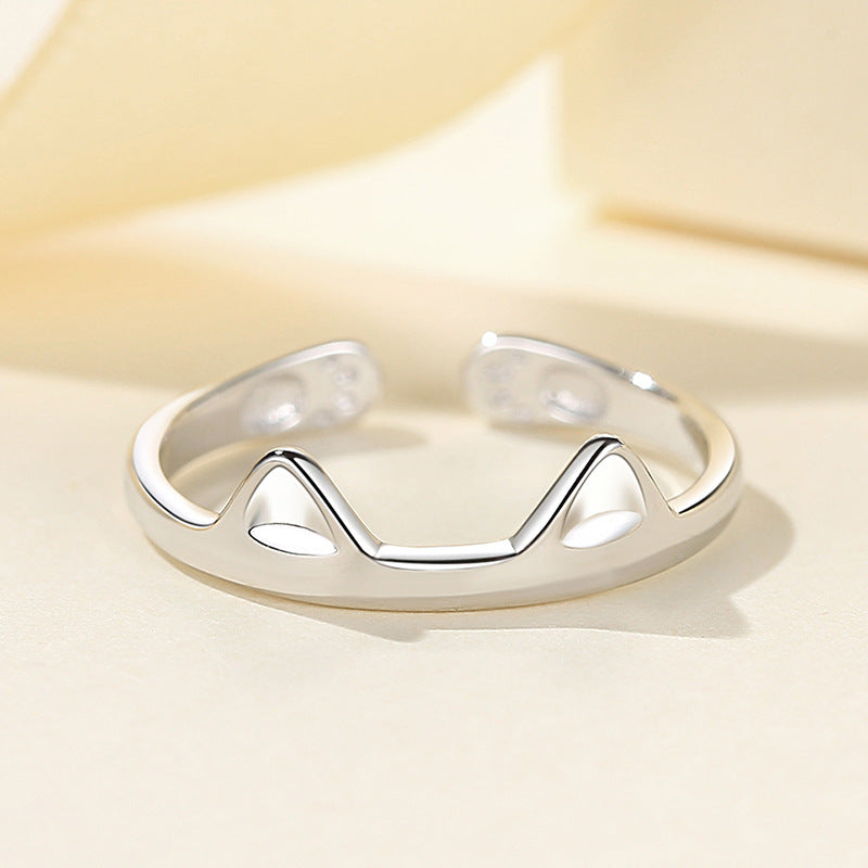 Punk Hand Jewellery Copper And Silver Plated Two-tone Snake Ring