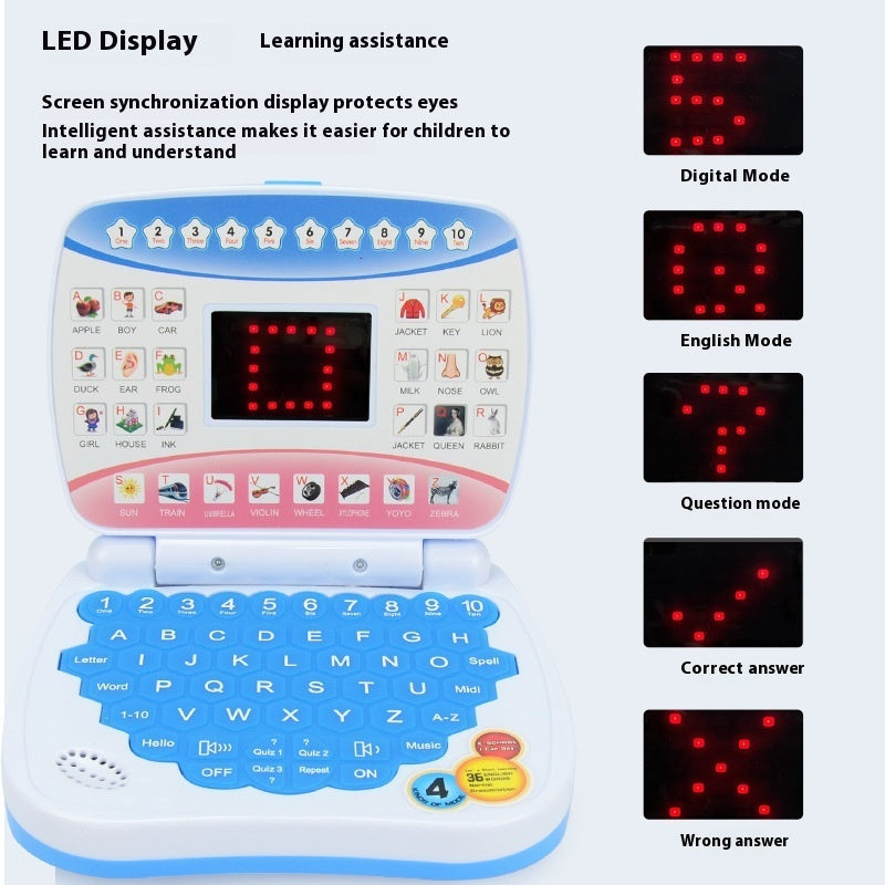 Mini Simulation Laptop Early Learning Machine Children's Toys